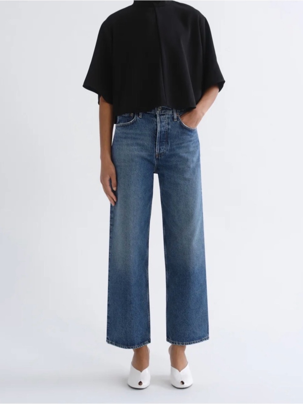Agolde Ren Jean - High-Rise Wide-Leg